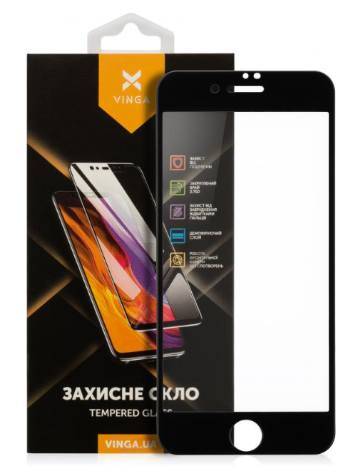 Захисне скло Vinga Apple iPhone 7/8/SE 2020 (VGIPSE2)