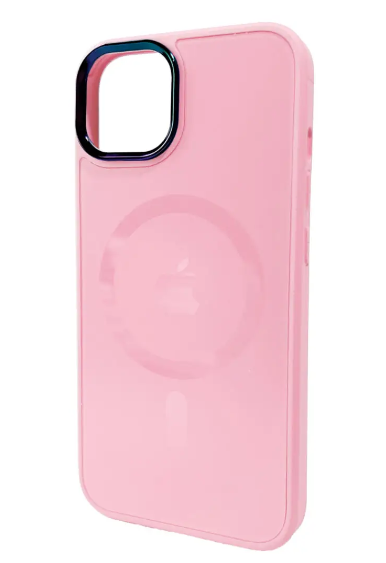 Чехол для телефона AG Glass Sapphire MagSafe Logo for Apple iPhone 14 Pink