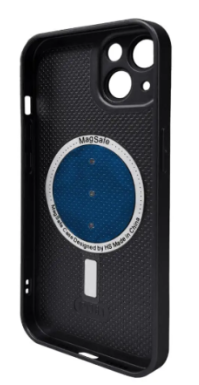 Чехол для телефона AG Glass Matt Frame Color MagSafe Logo for Apple iPhone 14 Graphite Black фото №2