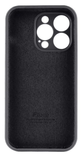 Чохол для телефона Soft Case Silicone Full Case AA Camera Protect for Apple iPhone 15 Pro Max (14) Black фото №3