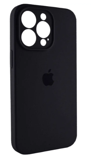 Чохол для телефона Soft Case Silicone Full Case AA Camera Protect for Apple iPhone 15 Pro Max (14) Black фото №2