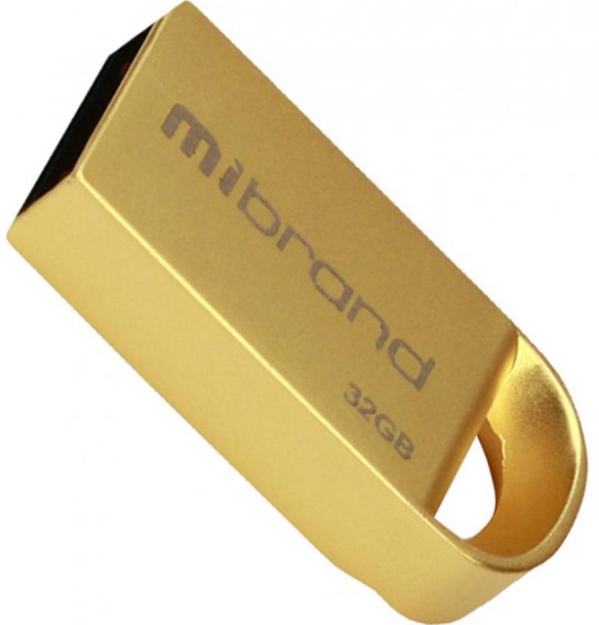 Флешка Mibrand Lynx 32Gb Gold 2.0