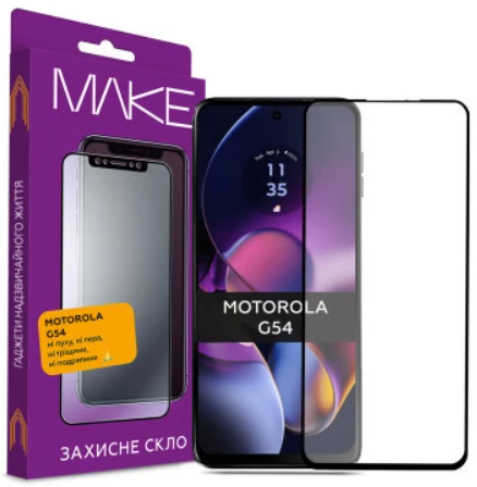 Захисне скло MAKE Motorola G54 (MGF-MG54)