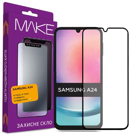 Захисне скло MAKE Samsung A24 (MGF-SA24)