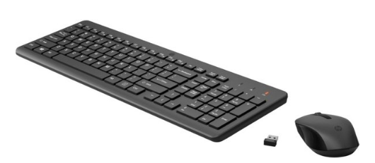 Клавиатура HP 330 Combo Set WL EN/RU, black (2V9E6AA) фото №2