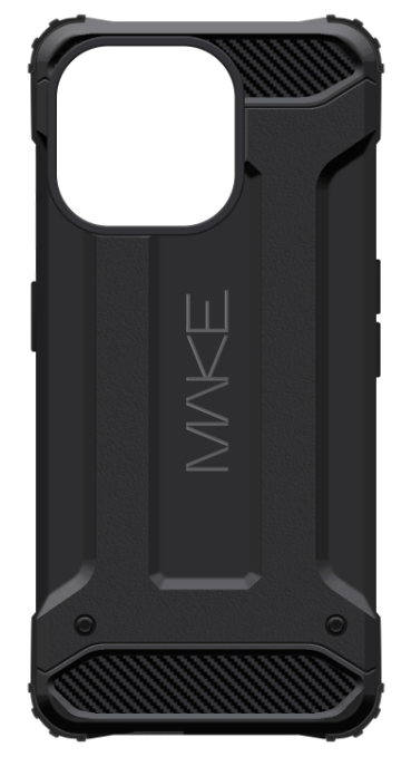 Чохол для телефона MAKE Apple iPhone 15 Pro Max Panzer Black (MCN-AI15PMBK)