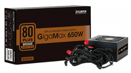 Блок живлення Zalman Zalman Gigamax 650W (ZM650-GVII) фото №4