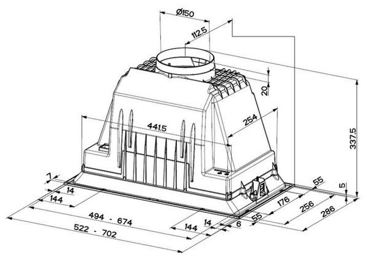 Вытяжки Faber INKA PLUS HCS X A70 (305.0602.050) фото №3