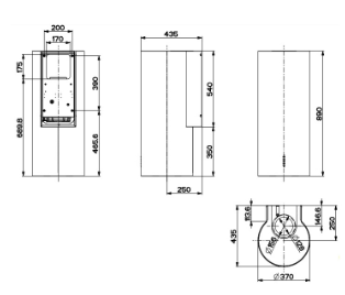 Витяжки Faber Cylindra Plus WH GLOSS A37 (335.0492.565) фото №3