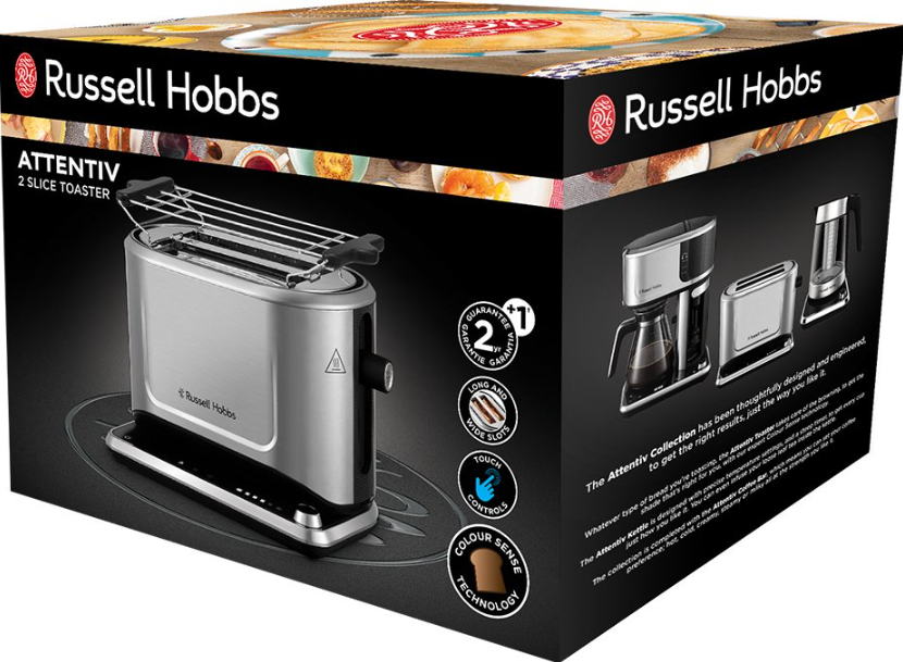 Тостер Russell Hobbs Attentiv 2 Slice 26210-56 фото №5
