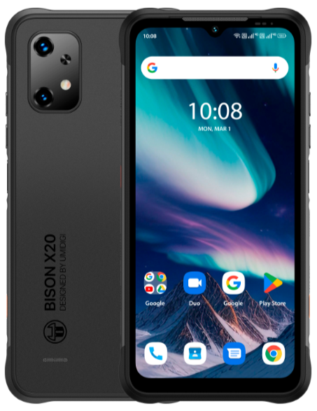 Смартфон Umidigi BISON X20 NFC 6/128Gb Black