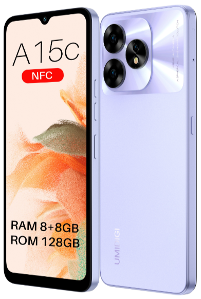 Смартфон Umidigi A15C (MP34) 8/128Gb Violet фото №4