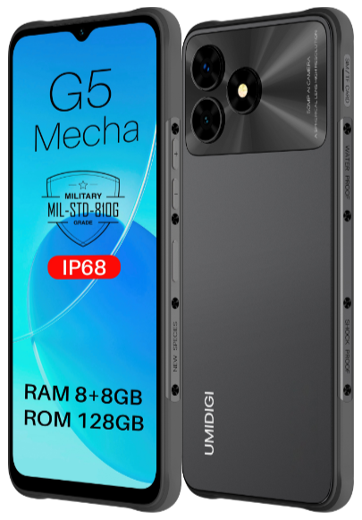 Смартфон Umidigi G5 Mecha (RP08) 8/128Gb Gray фото №4