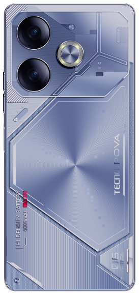 Смартфон Tecno POVA 6 (LI7) 8/256Gb Interstellar Blue фото №3