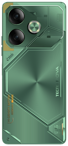Смартфон Tecno POVA 6 (LI7) 12/256Gb Comet Green фото №3