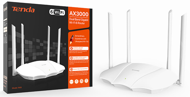 Маршрутизатор Tenda WiFi6 Tenda RX9 фото №4
