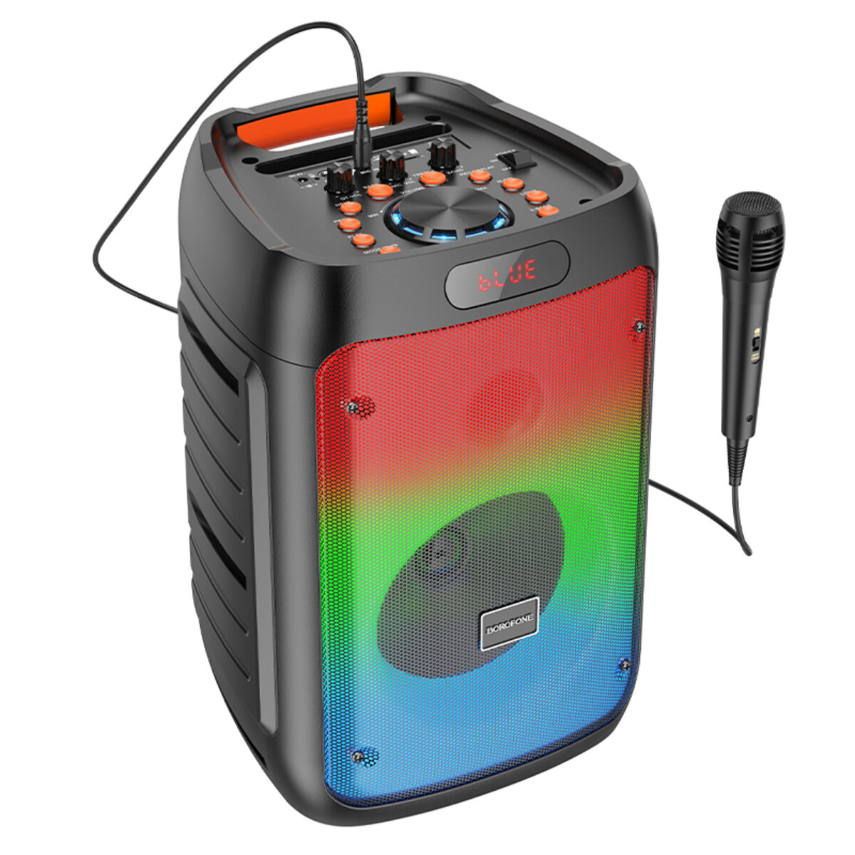 Портативная колонка Borofone BP10 Fireworks outdoor BT speaker with mic Black