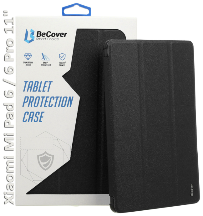 Чохол для планшета BeCover TPU Edge stylus mount Xiaomi Mi Pad 6 / 6 Pro 11" Black (709558)