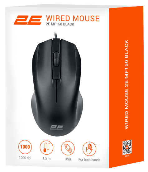 Компьютерная мыш 2E MF150 USB-A чорний (2E-MF150UB) фото №5