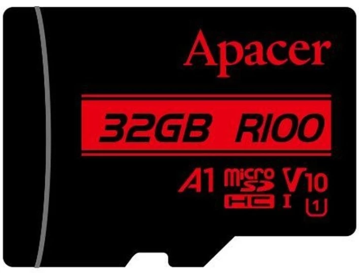 Карта пам'яті Apacer microSDHC UHS-I 32GB R100 V10 A1 (AP32GMCSH10UB-R) фото №2