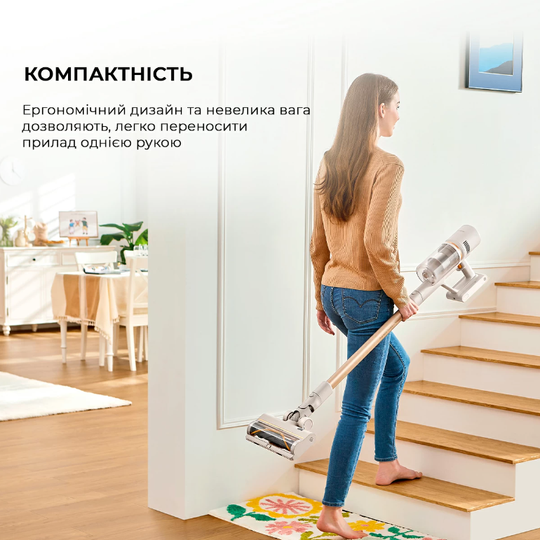 Пилосос акумуляторний Dreame Cordless Vacuum Cleaner U20 (VPV11A) фото №5