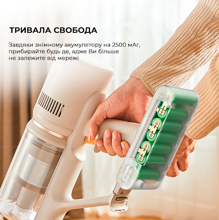 Пилосос акумуляторний Dreame Cordless Vacuum Cleaner U20 (VPV11A) фото №6