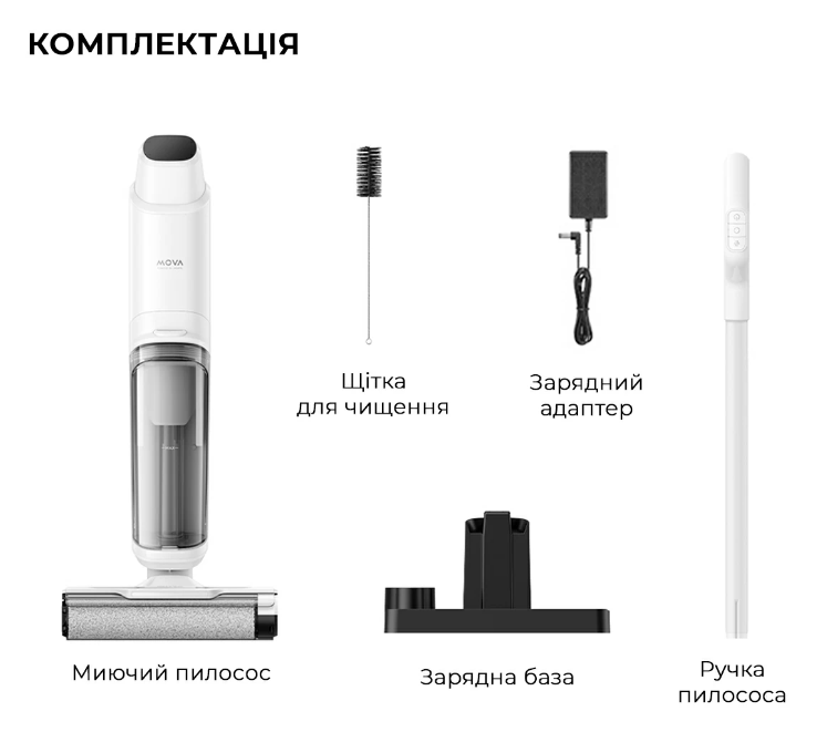 Пилосос акумуляторний Dreame Mova K10 (BVC-T8A) фото №8