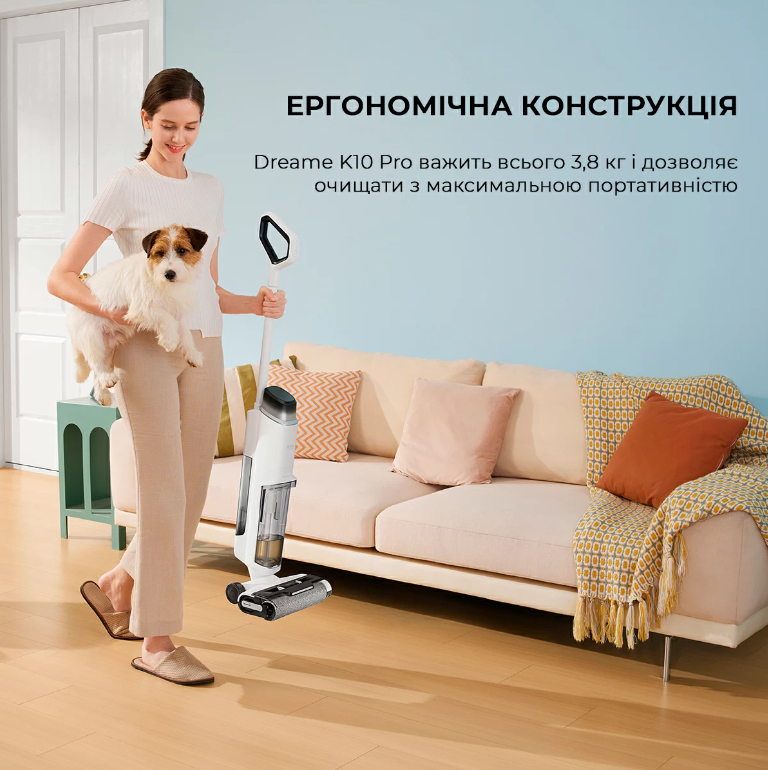 Пилосос акумуляторний Dreame Mova K10 Pro (BVC-T8) фото №5