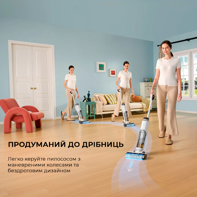 Пилосос акумуляторний Dreame Mova K10 Pro (BVC-T8) фото №6