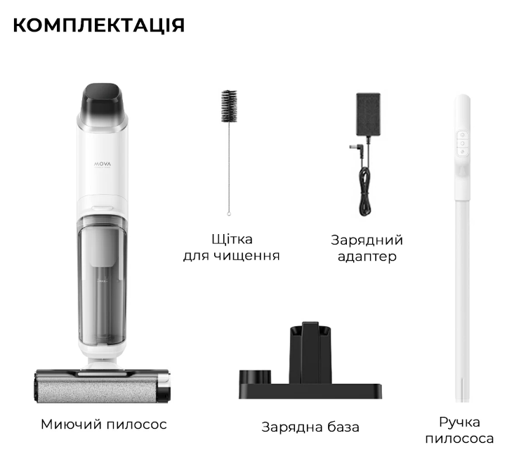 Пилосос акумуляторний Dreame Mova K10 Pro (BVC-T8) фото №8