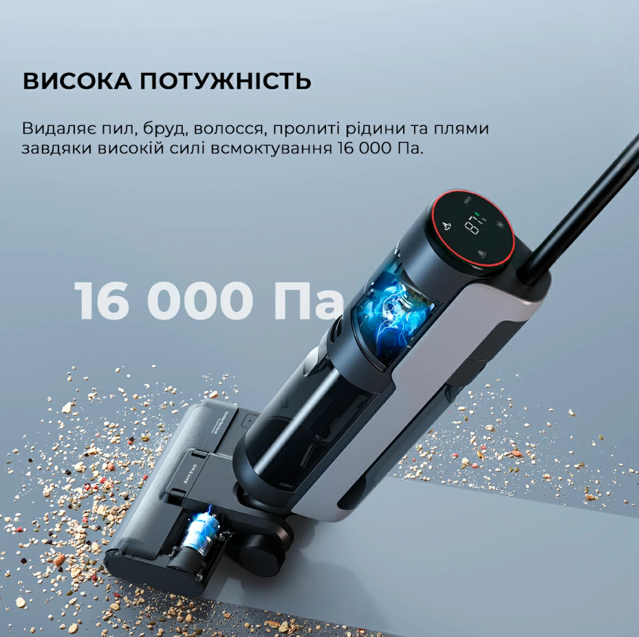 Пилосос акумуляторний Dreame Wet & Dry Vacuum Cleaner H12S (HHR30B) фото №3