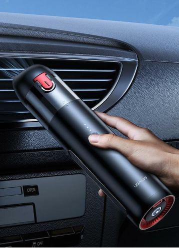 Пилосос акумуляторний Usams US-ZB234 Mini Handheld Vacuum Cleaner Black (MNXCQZB23401) фото №2