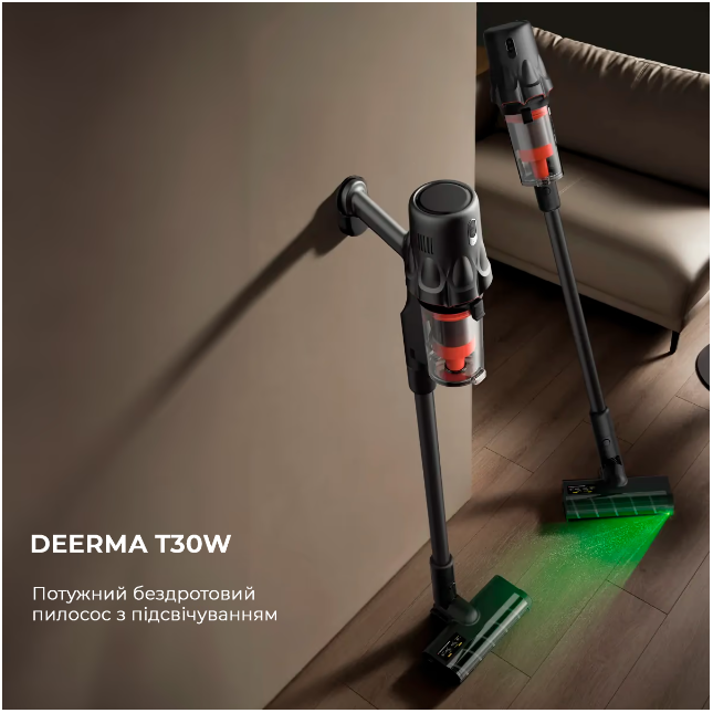 Пилосос акумуляторний Deerma DEM-T30W фото №2