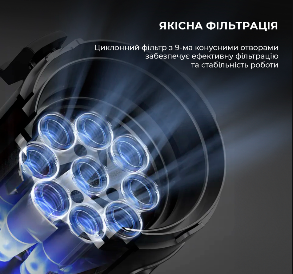 Пилосос акумуляторний Deerma T30W Station (DEM-T30W Station) фото №8