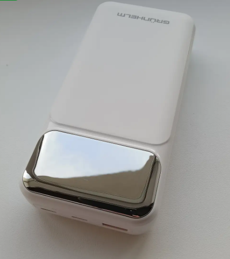 Мобильная батарея Grunhelm 20000 mAh білий (GP-20WQC) фото №2