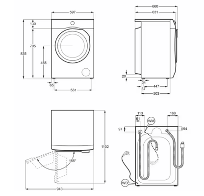 Стиральная машина Electrolux EW7W4602U фото №8