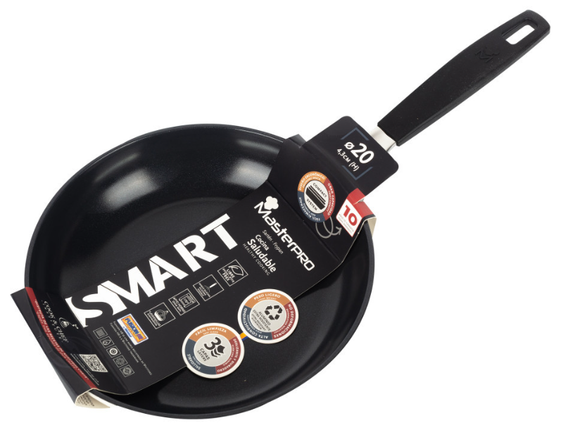 Пательня MasterPro Smart, кований алюміній, 20 см (BGEU-3767) фото №3