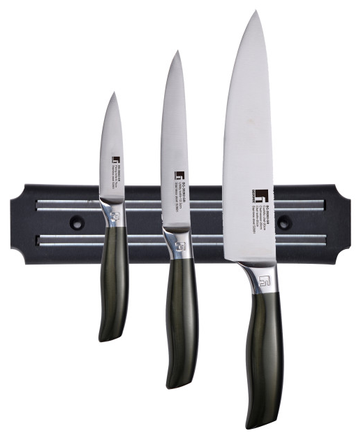 Набір ножів Bergner Midnight, 4 предмета (BG-39262-GR)