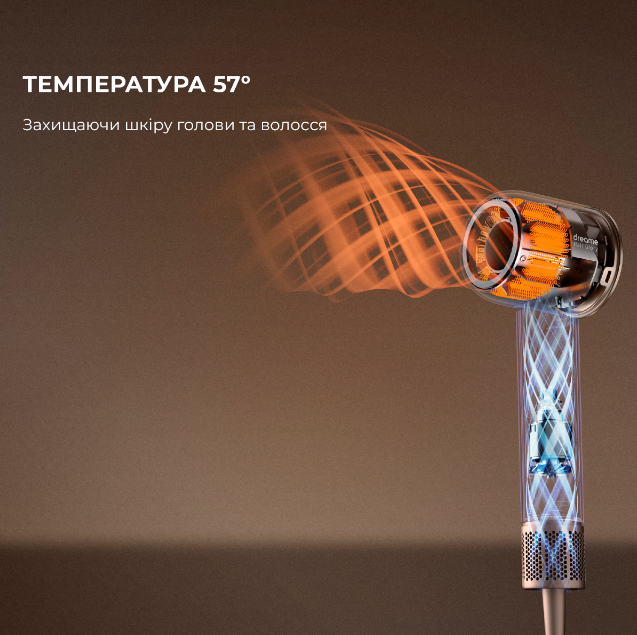 Фен Dreamе Hair Dryer Glory-RS (AHD6A-RS) фото №4