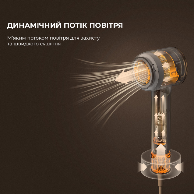 Фен Dreamе Hair Dryer Glory-RS (AHD6A-RS) фото №5