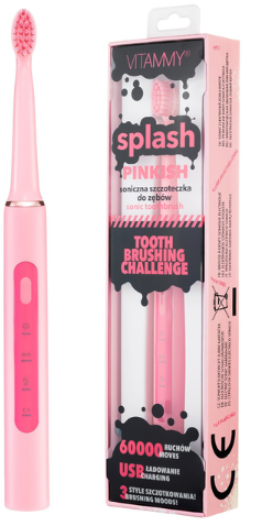 Зубна щітка Vitammy Splash Pinkish (від 8 років) фото №4