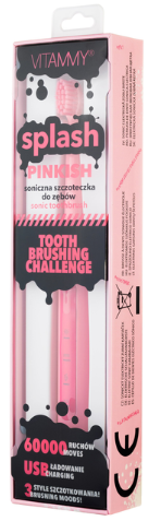 Зубна щітка Vitammy Splash Pinkish (від 8 років) фото №5