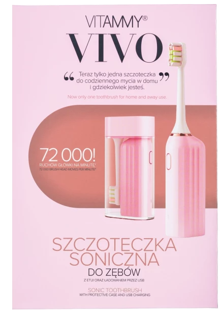 Зубна щітка Vitammy VIVO Pink фото №7