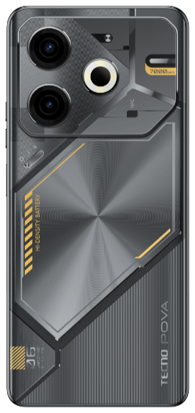 Смартфон Tecno POVA 6 NEO (LI6) 8/256GB Speed Black (4894947021022) фото №3