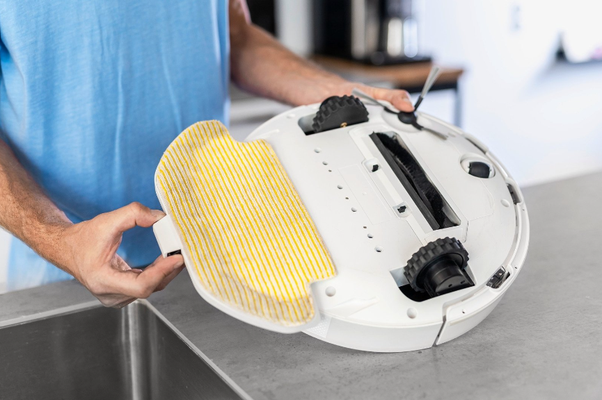 Пилосос Karcher Робот-пилосос Karcher RCV 3, 400Вт, h=9.4см, вологе прибирання, конт пил -0.5л, вода -0.17л, автон. фото №8