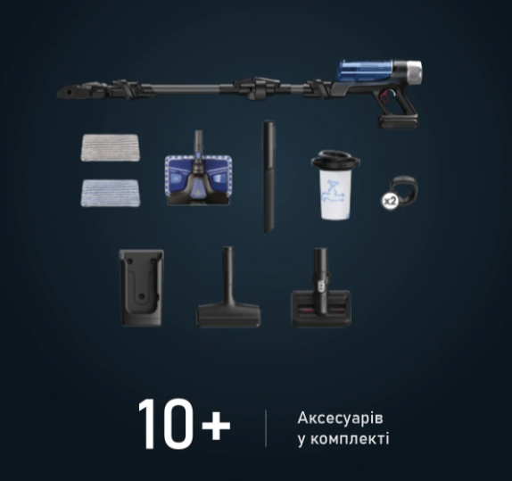 Пилосос Rowenta X-Force 9.6 Aqua Alnimal (RH20C7WO) фото №11