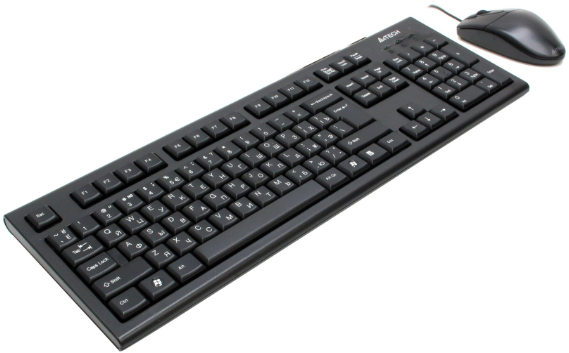 Клавиатура   мышка A4Tech KR-8520D Black фото №2