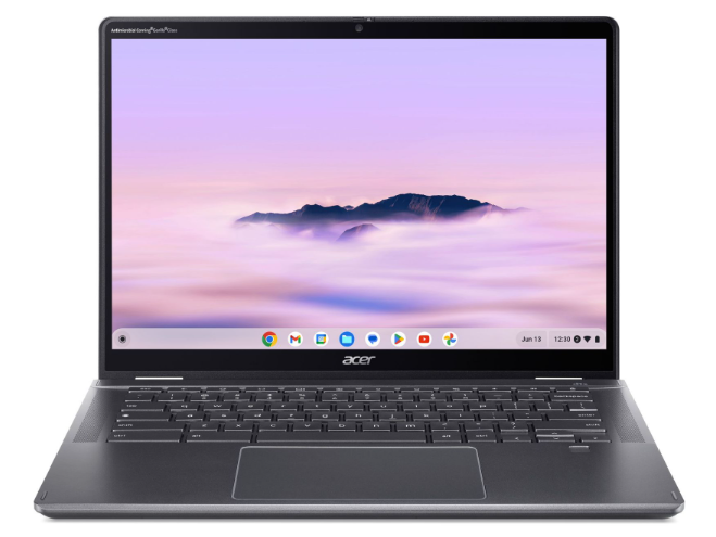 Ноутбук Acer Chromebook Plus Spin 514 CP514-4HN (NX.KYQEU.002) Steel Gray фото №2