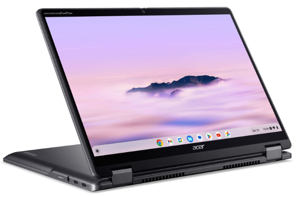 Ноутбук Acer Chromebook Plus Spin 514 CP514-4HN (NX.KYQEU.002) Steel Gray фото №6