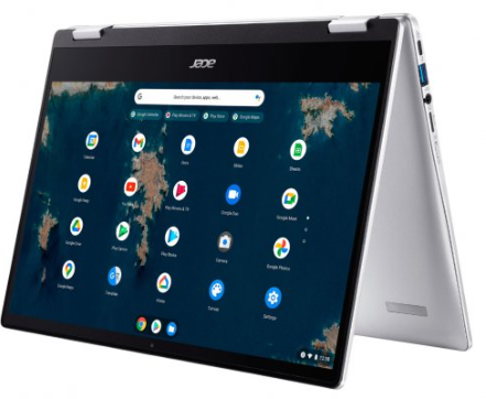 Ноутбук Acer Chromebook Spin CP314-1HN (NX.AZ3EU.001) Silver фото №11